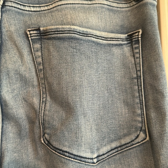 GOOD AMERICAN HIGH WASTED DENIM SKINNY JEANS LIGHT SIZE 14 - Picture 5 of 5